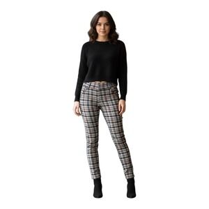 XJ Boost Plaid Pull On leggings
Fleece-lined zip pockets stretch material S L/XL